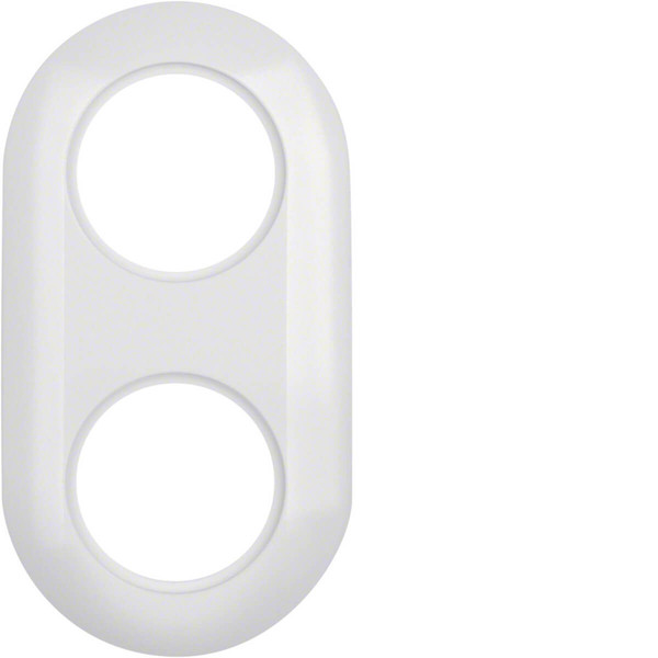 Berker 138129 Rahmen 2fach Serie 1930 polarweiß. glänzend