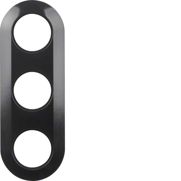 Berker 138131 Rahmen 3fach Serie 1930 schwarz. glänzend