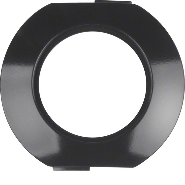 Berker 138151 Mittelrahmen 1fach Serie 1930 schwarz. glänzend