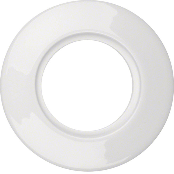 Berker 138169 Porzellanrahmen 1fach Serie 1930 Porzellan made by Rosenthal polarweiß. glänzend