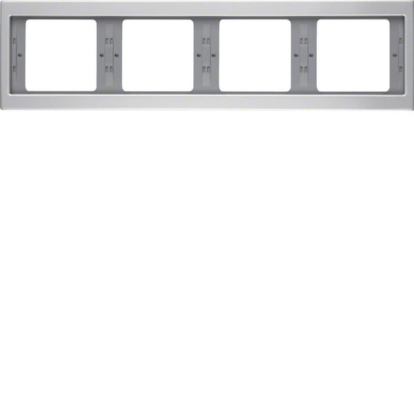 Berker 13837003 Rahmen 4fach waagerecht K.5 Alu
