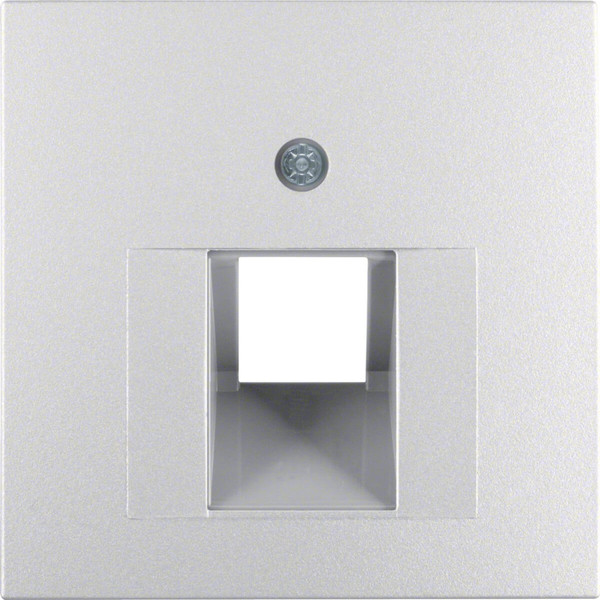 Berker 14071404 Zentralstück für UAE Steckdose S.1/B.3/B.7 alu. matt