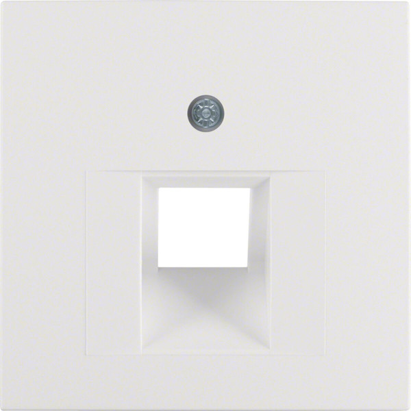 Berker 14071909 Zentralstück für UAE Steckdose S.1/B.3/B.7 polarweiß. matt