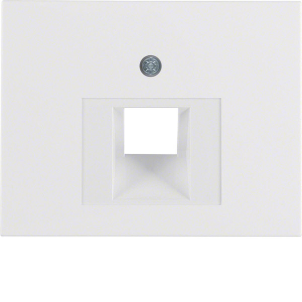 Berker 14077009 Zentralstück für UAE Steckdose K.1 polarweiß. glänzend