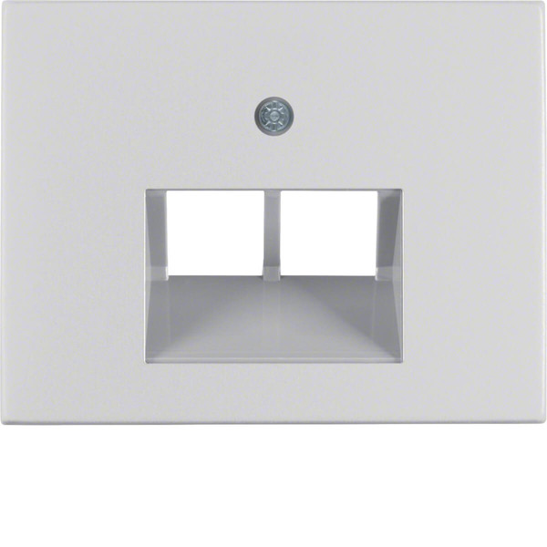 Berker 14097003 Zentralstück für UAE Steckdose 2fach K.5 Alu