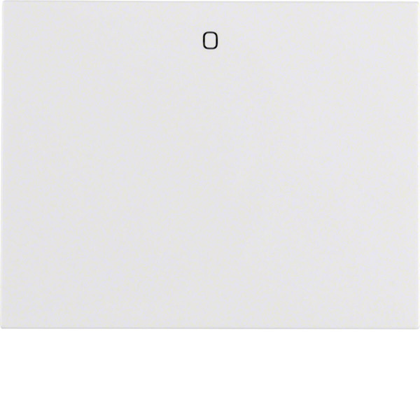 Berker 14257109 Wippe mit Aufdruck 0 K.1 polarweiß. glänzend