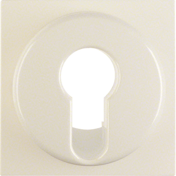 Berker 15078982 Zentralstück für Schlüsselschalter/-taster S.1/B.3/B.7 weiß. glänzend