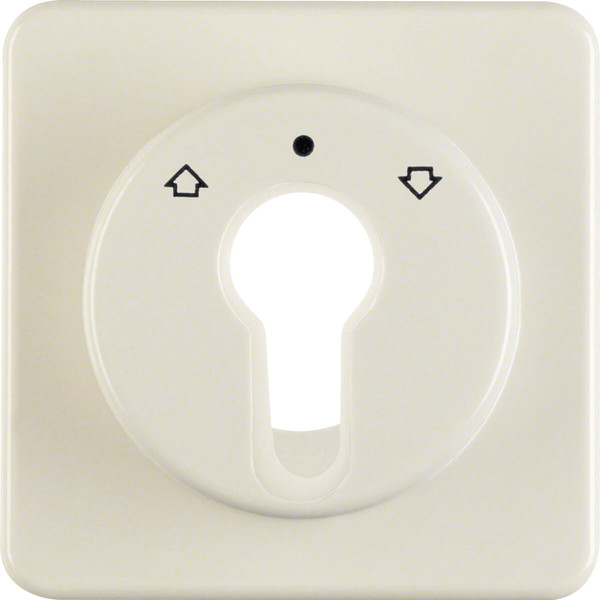 Berker 151812 Zentralstück für Jalousie-Schlüsselschalter/-taster wg Up IP44 weiß. glänzend