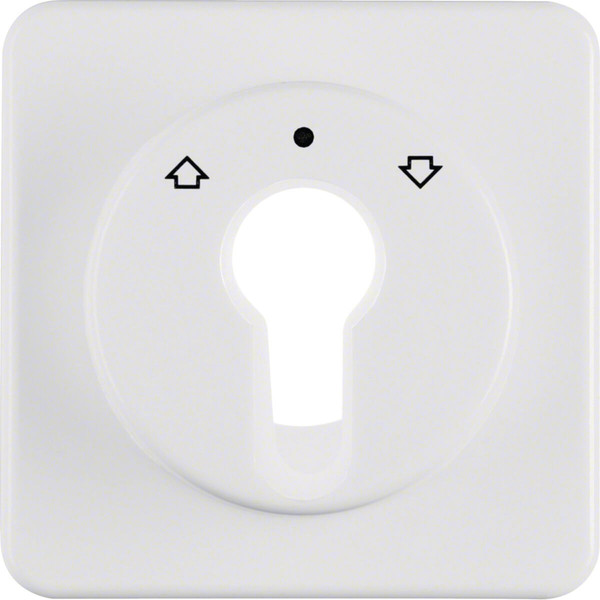 Berker 151819 Z.-Stk. für Jalousie-Schlüsselschalter/-taster wg Up IP44 polarweiß. glänzend