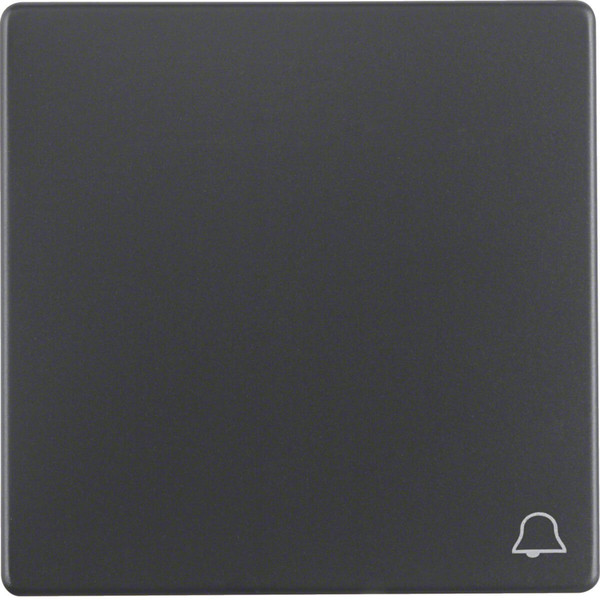 Berker 16206056 Wippe mit Aufdruck Symbol Klingel Q.x anthrazit. samt