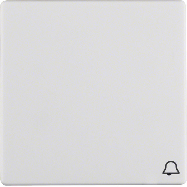 Berker 16206059 Wippe mit Aufdruck Symbol Klingel Q.x polarweiß. samt