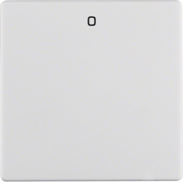 Berker 16226089 Wippe mit Aufdruck 0 Q.x polarweiß. samt