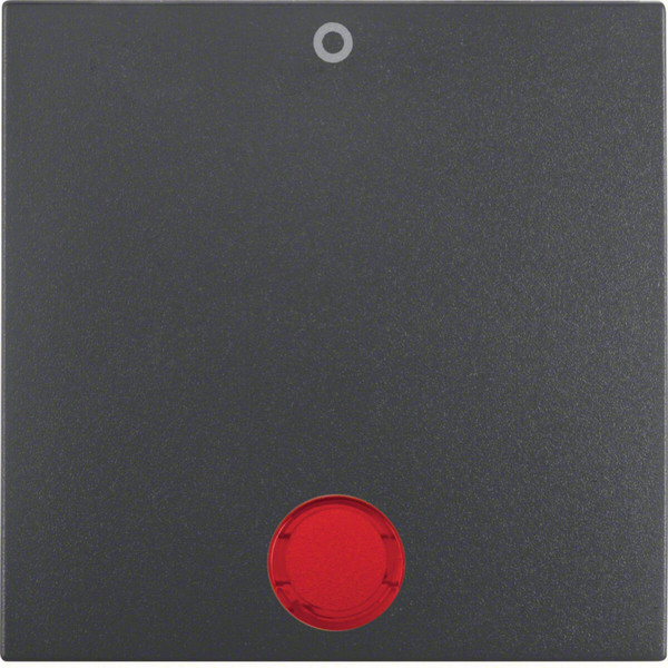 Berker 16241606 Wippe mit roter Linse und Aufdruck 0 S.1/B.3/B.7 anthrazit. matt