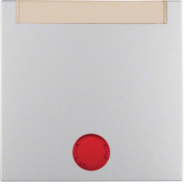 Berker 16281404 Wippe mit 5 beiliegenden Linsen und Beschriftungsfeld S.1/B.3/B.7 alu. matt