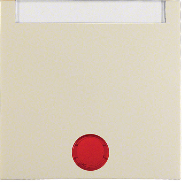 Berker 16288982 Wippe mit 5 beiliegenden Linsen und Beschriftungsfeld S.1/B.3/B.7 weiß. glänzend