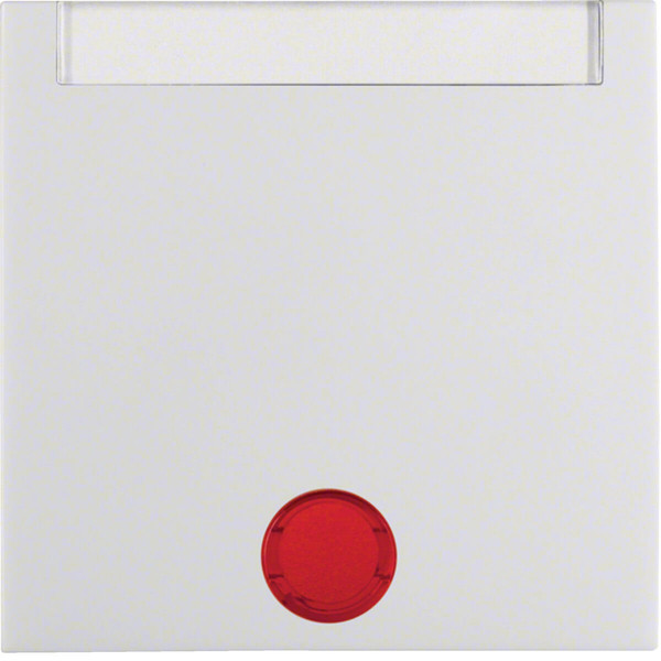 Berker 16288989 Wippe m. 5 beiliegenden Linsen u. Beschriftungsf. S.1/B.3/B.7 polarweiß. glänz.