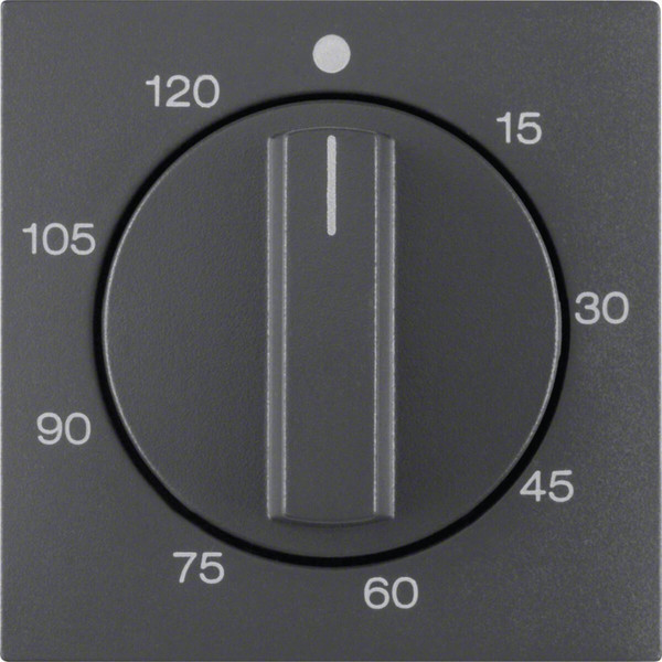 Berker 16331606 Z.-Stk. m. Regulierknopf f. mech. Zeitschaltuhr S.1/B.3/B.7 anthrazit matt