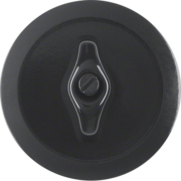 Berker 164701 Zentralstück mit Knebel Serie 1930. schwarz glänzend