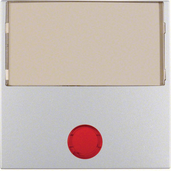 Berker 16961404 Wippe m. 5 beiliegenden Linsen und großem Beschriftungsfeld S.1/B.3/B.7 alu matt