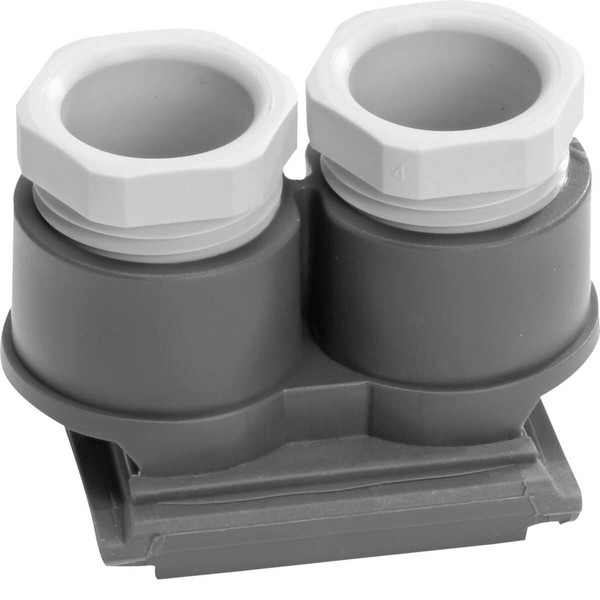 Berker 18893505 Rohreinführung 2fach M20x1.5 W.1. grau