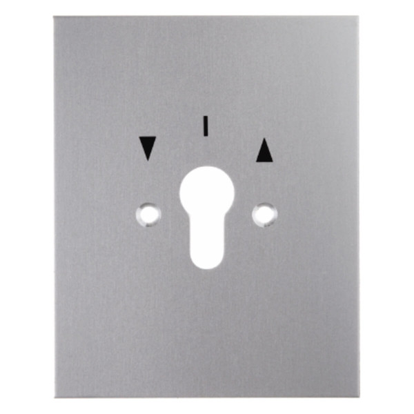 Berker 1903 Metall-Abdeckung mit Aufdruck Druckguss IP44