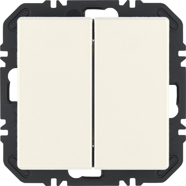 Berker 24126039 Friends of Hue Tasten mit Wippe 2fach. Q.x. polarweiß samt