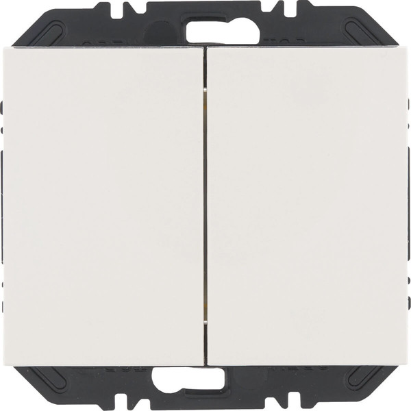 Berker 24127109 Wandsendermodul Enocean mit Wippe 2fach. K.1. polarweiß glänzend