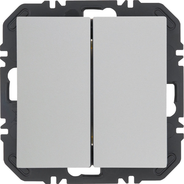 Berker 24128109 Wandsendermodul Enocean mit Wippe 2fach. S.1. polarweiß matt