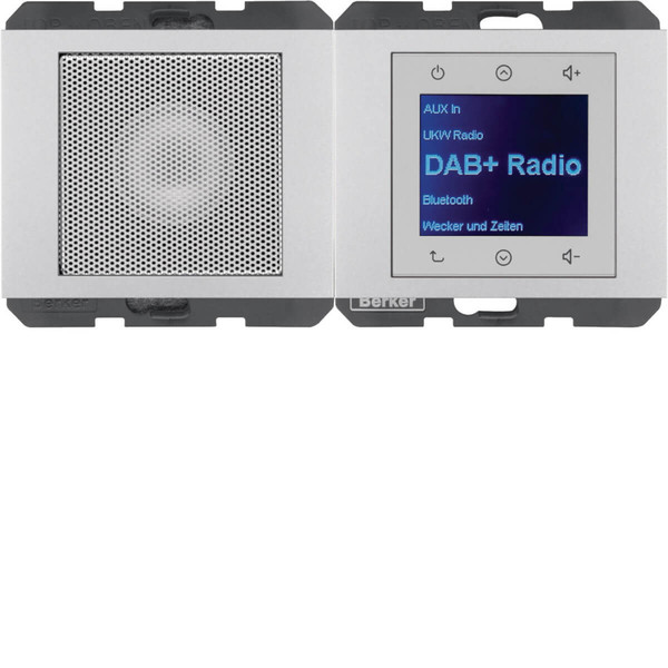 Berker 29807003 Radio Touch mit Lautsprecher DAB+ K.x alu