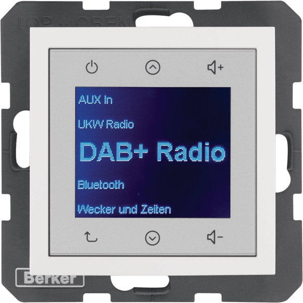 Berker 29848989 Radio Touch UP DAB+ S.1/B.x polarweiß glänzend