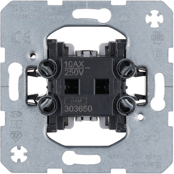 Berker 303650 Wechselschalter für Hohlwandmontage. Modul-Einsätze