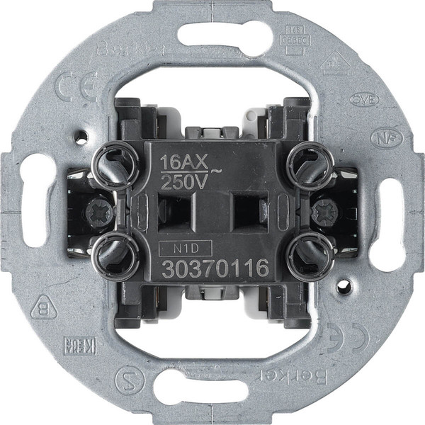 Berker 30370116 Kreuzschalter 16 AX. Tragring rund