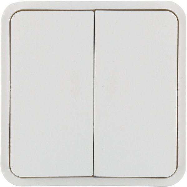 Berker 30553542 Wippe 2fach für W.1 Taster-BA.polarweiß