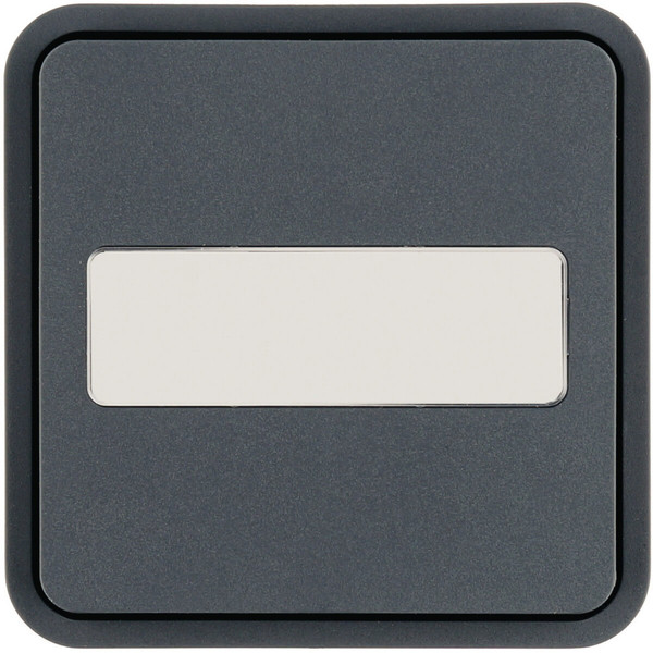 Berker 30763545 Wippe 1fach. für W.1 Taster-BA.mit Beschriftungsfeld.grau