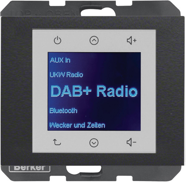 Berker 30847006 Radio Touch UP DAB+. Bluetooth K.x anthrazit matt