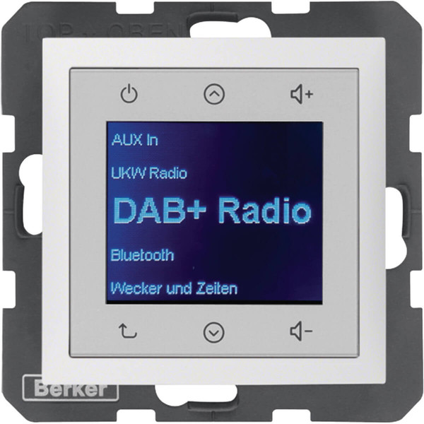 Berker 30849909 Radio Touch UP DAB+. Bluetooth S.1/B.x polarweiss matt