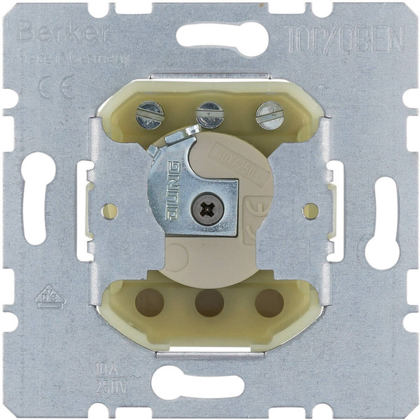 Berker 383110 Jalousie-Schlüsseltaster für Profil-Halbzylinder Modul-Einsätze