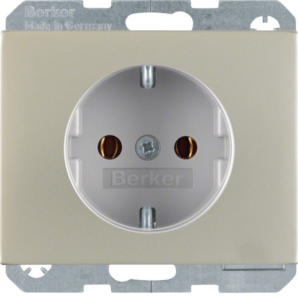 Berker 41157004 Steckdose Schuko K.5 Edelstahl Rostfrei