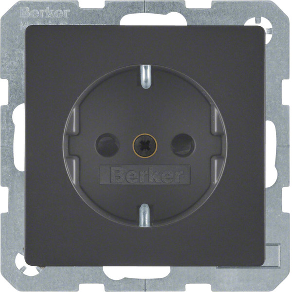 Berker 41236086 Steckdose Schuko mit erhöhtem Berührungsschutz Q.x anthrazit samt