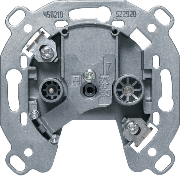 Berker 450210 Antennen-Steckdose 2Loch TV.FM. Einzeldose