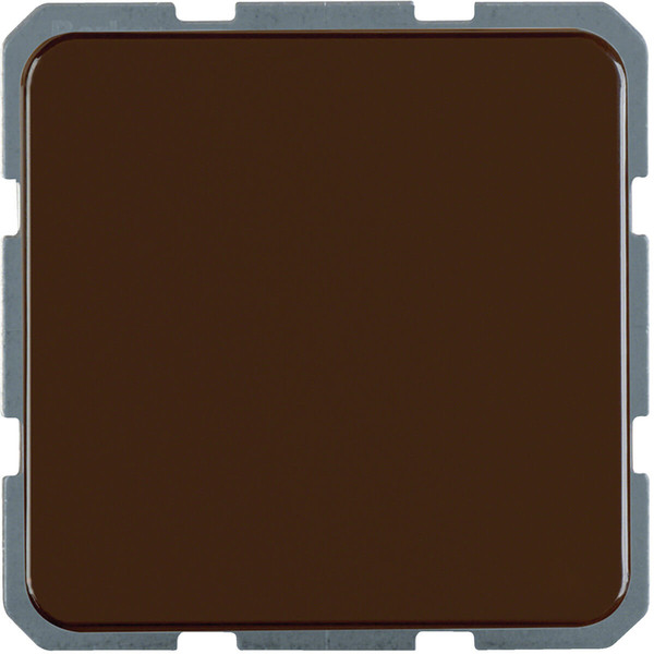 Berker 471501 Steckdose Schuko mit Klappdeckel wg Up IP44 braun. glänzend