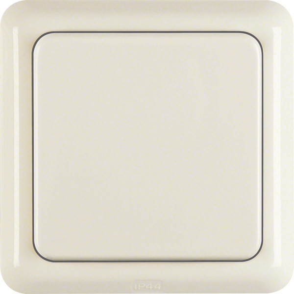 Berker 4718 Steckdose Schuko mit Klappdeckel und Rahmen wg Up IP44 weiß glänzend