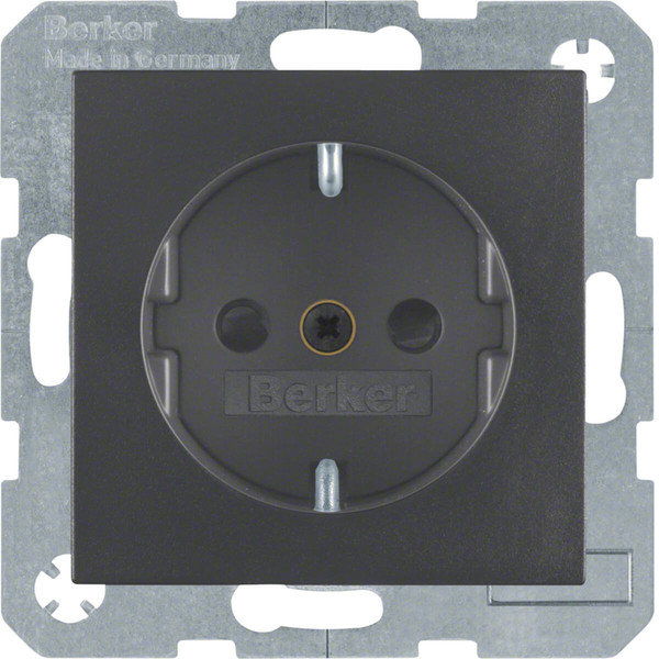 Berker 47231606 Steckdose Schuko mit erhöhtem Berührungsschutz S.1/B.3/B.7 anthrazit. matt