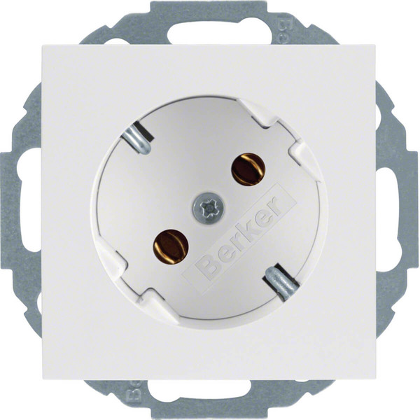 Berker 47271909 Steckdose Schuko 45° S.1/B.3/B.7 polarweiß. matt