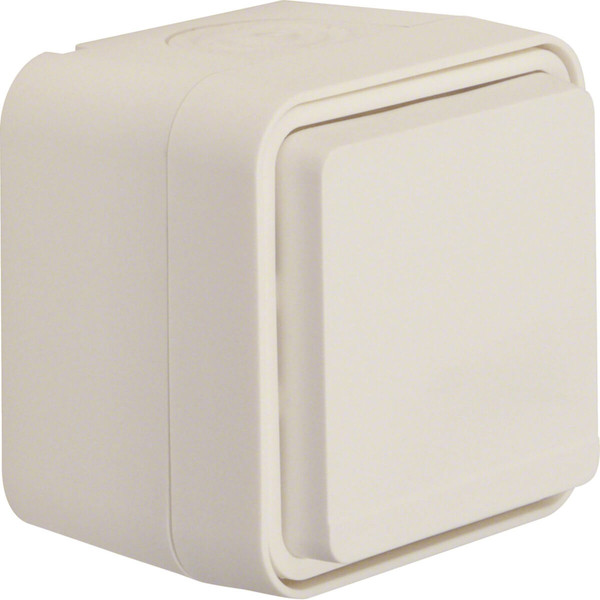 Berker 47403512 Steckdose Schuko mit Klappdeckel AP W.1 polarweiß