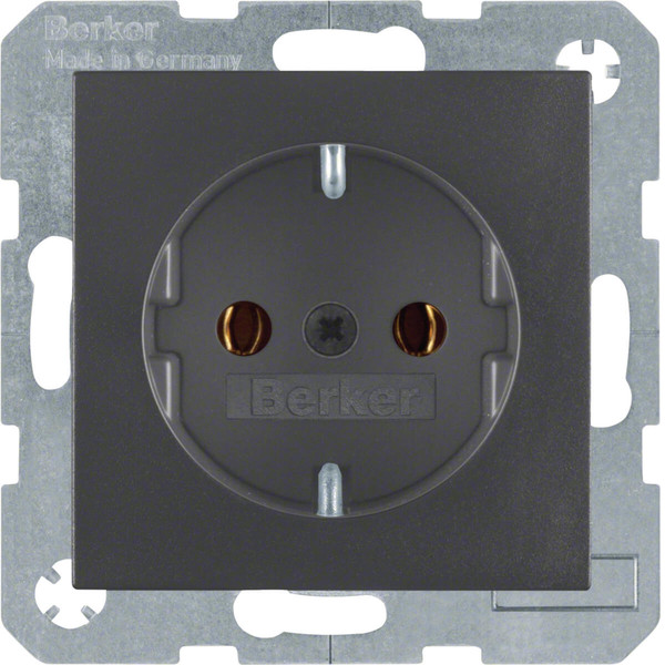 Berker 47431606 Steckdose Schuko S.1/B.3/B.7 anthrazit. matt