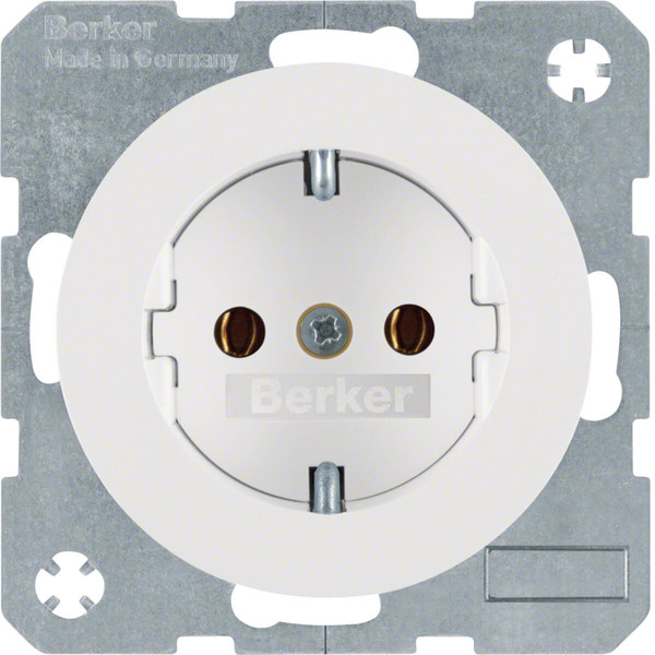 Berker 47432089 Steckdose Schuko R.1/R.3 polarweiß. glänzend