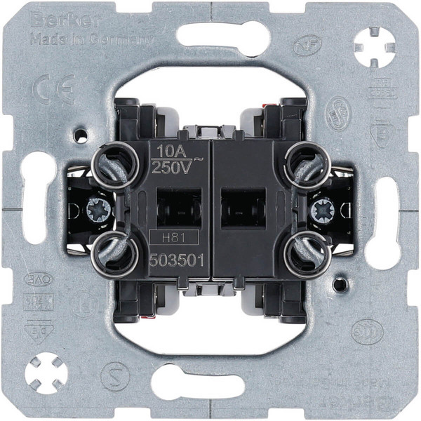 Berker 503501 Serientaster Öffner und Schließer mit getrennten Eingangsklemmen
