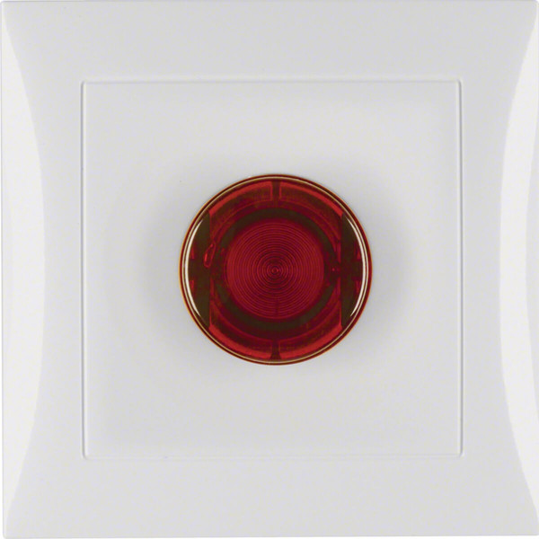 Berker 51018989 Treppenhaustaster E10 komplett S.1 polarweiß. glänzend