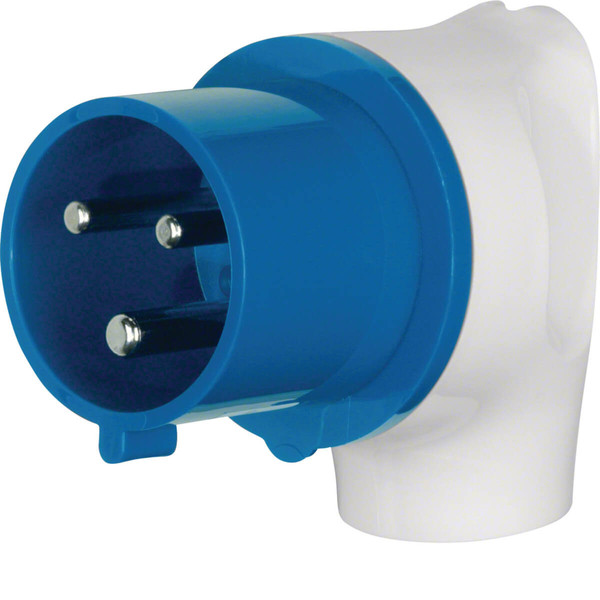 Berker 578301 CEE Winkelstecker 3-polig 32 A Verbindungssysteme grau/blau